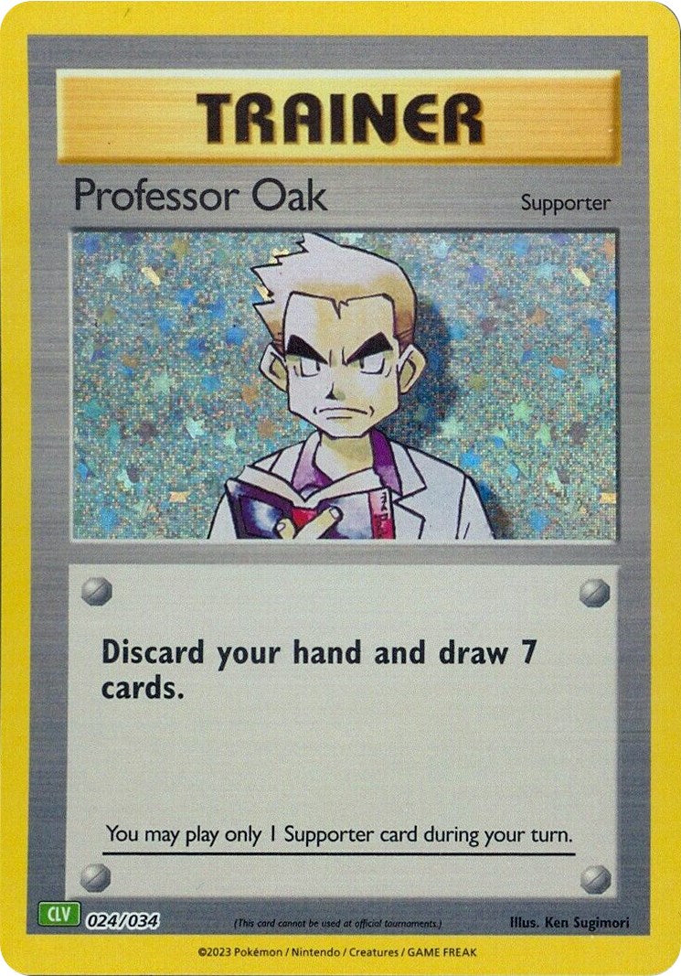 Professor Oak (CLV) [Trading Card Game Classic] | Good Games Cannington
