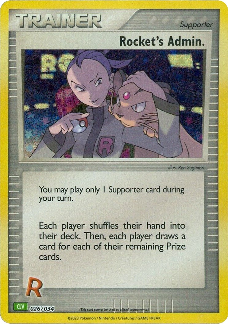 Rocket's Admin. (CLV) [Trading Card Game Classic] | Good Games Cannington