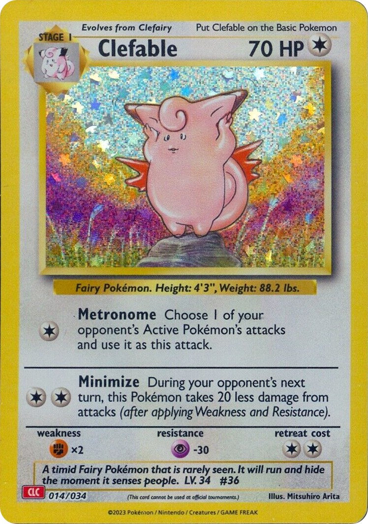 Clefable [Trading Card Game Classic] | Good Games Cannington