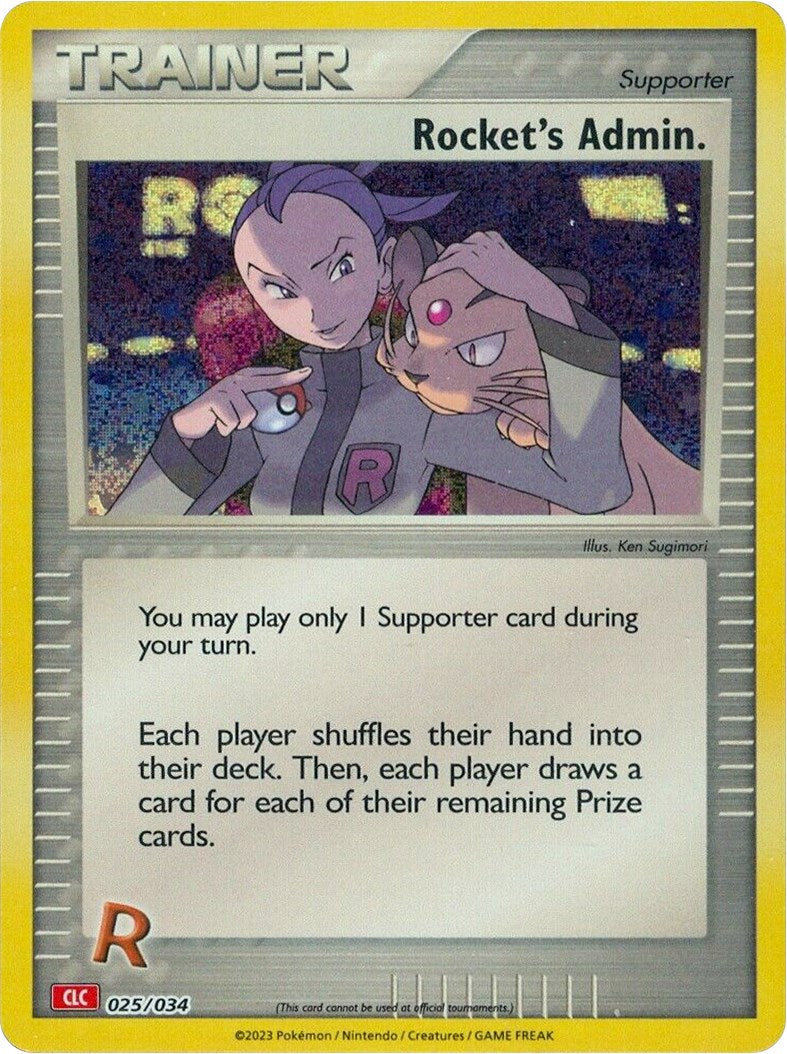 Rocket's Admin. (CLC) [Trading Card Game Classic] | Good Games Cannington