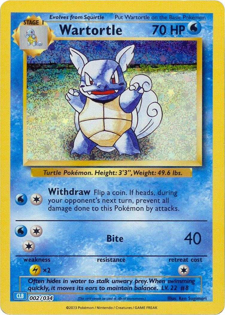 Wartortle [Trading Card Game Classic] | Good Games Cannington