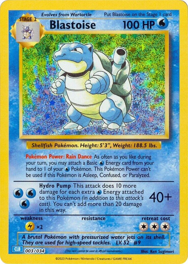 Blastoise [Trading Card Game Classic] | Good Games Cannington