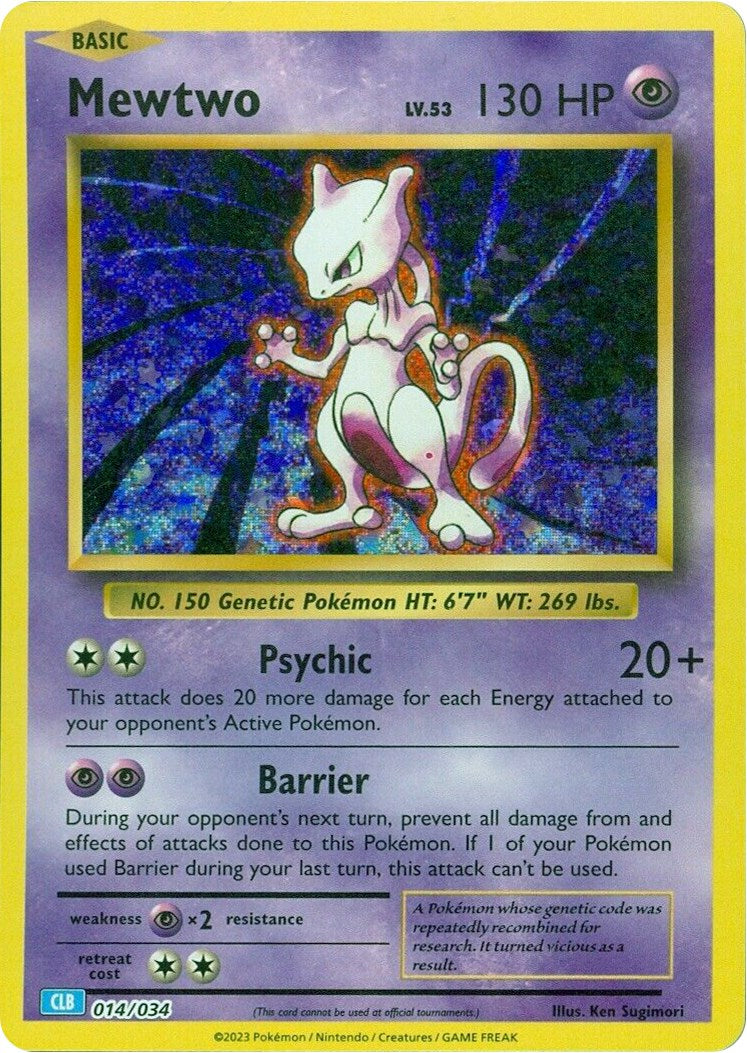 Mewtwo [Trading Card Game Classic] | Good Games Cannington