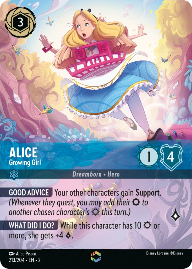 Alice - Growing Girl (Enchanted) (213/204) [Rise of the Floodborn] | Good Games Cannington