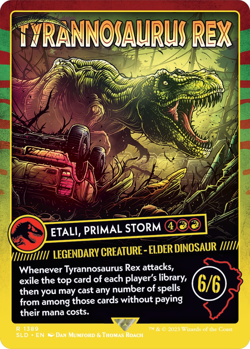 Tyrannosaurus Rex - Etali, Primal Storm [Secret Lair Drop Series] | Good Games Cannington