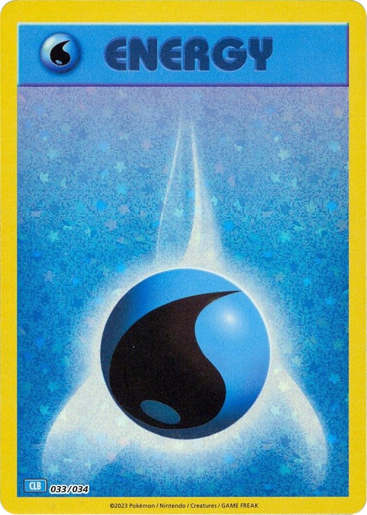 Basic Water Energy [Trading Card Game Classic] | Good Games Cannington