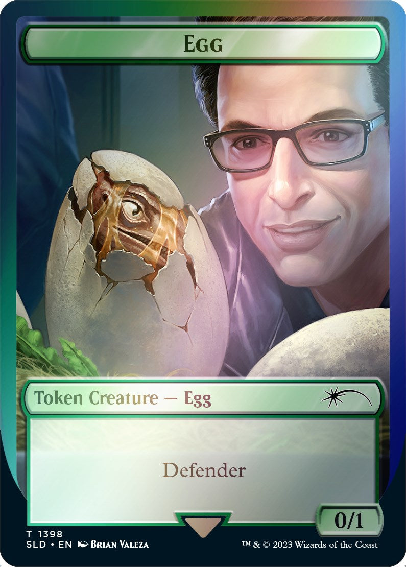 Egg Token (Rainbow Foil) [Secret Lair Drop Series] | Good Games Cannington