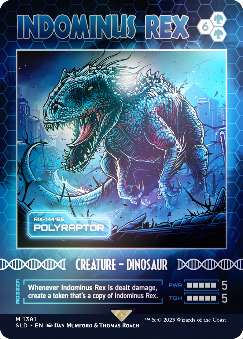 Indominus Rex - Polyraptor (Rainbow Foil) [Secret Lair Drop Series] | Good Games Cannington