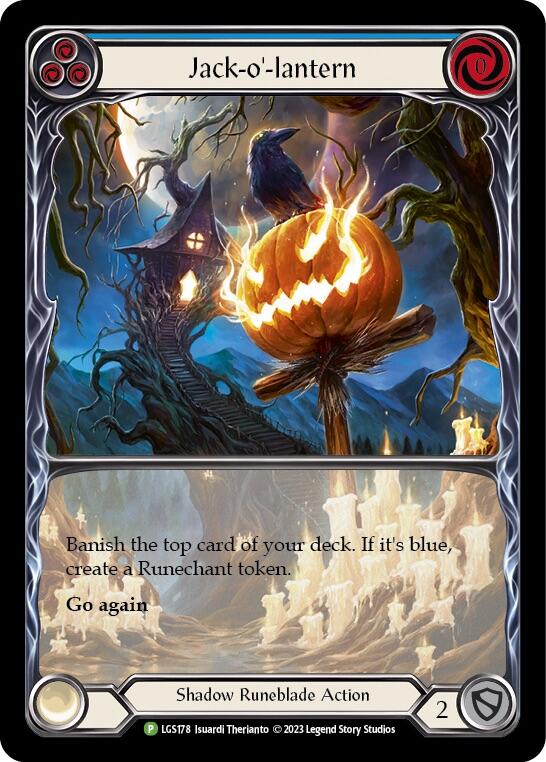 Jack-o'-lantern (Blue) [LGS178] (Promo) | Good Games Cannington