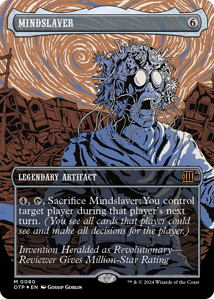 Mindslaver (Textured Foil) [Outlaws of Thunder Junction: Breaking News] | Good Games Cannington