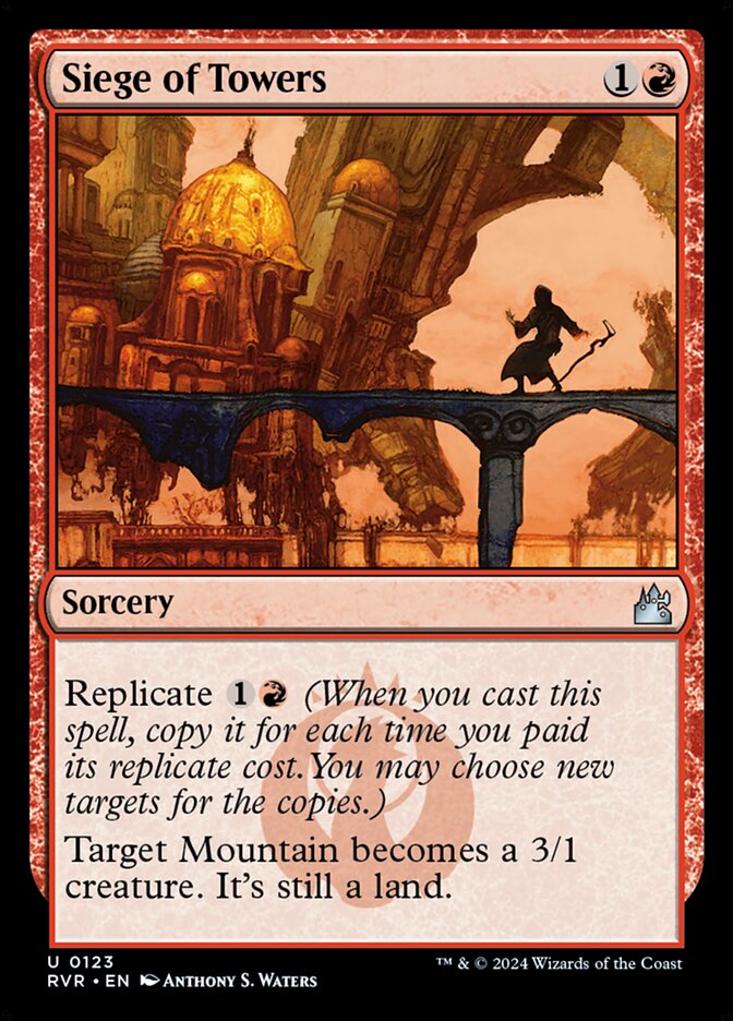 Siege of Towers 123/291 (Ravnica Remastered)  - Foil | Good Games Cannington