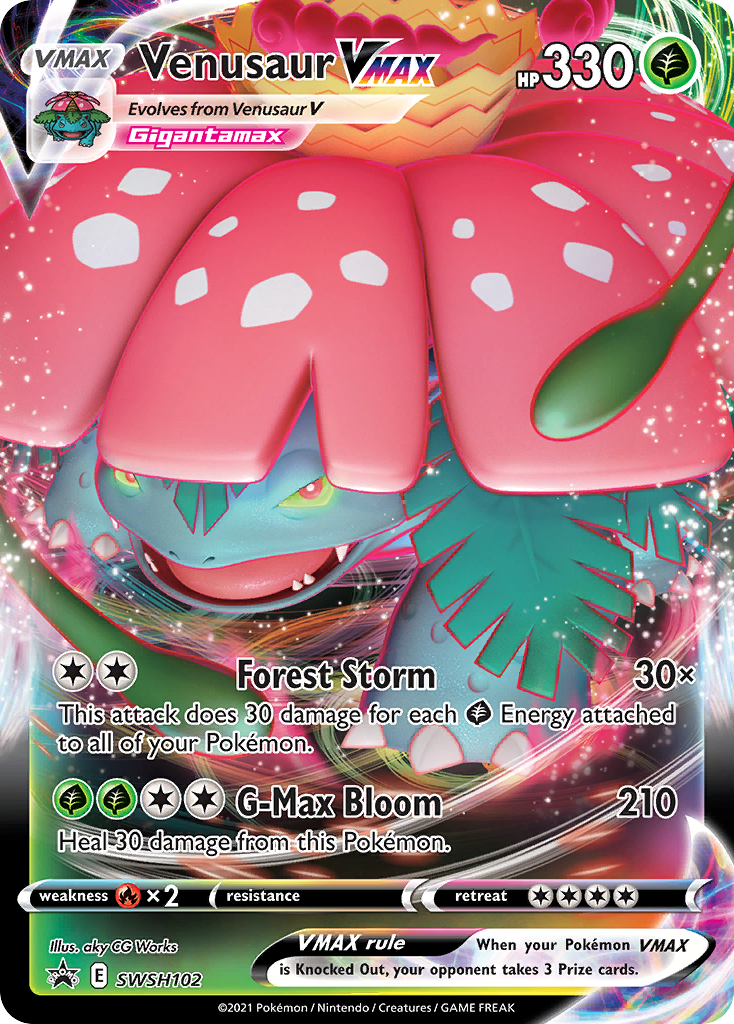 Venusaur VMAX (SWSH102) [Sword & Shield: Black Star Promos] | Good Games Cannington