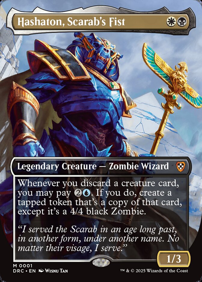 Hashaton, Scarab's Fist 1 (Commander: Aetherdrift)  - Borderless | Good Games Cannington