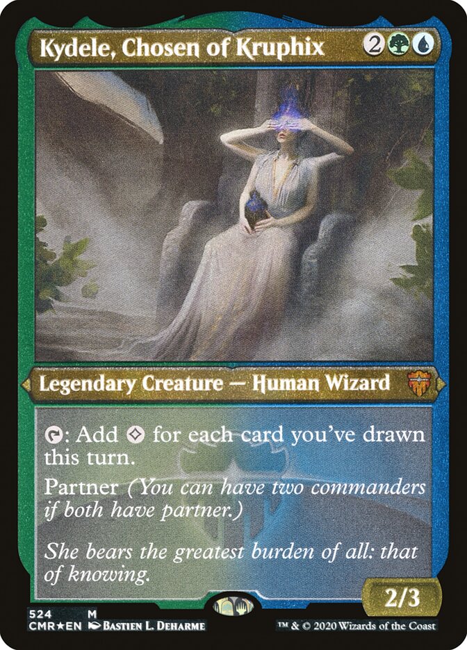 Kydele, Chosen of Kruphix (Etched) [Commander Legends] | Good Games Cannington