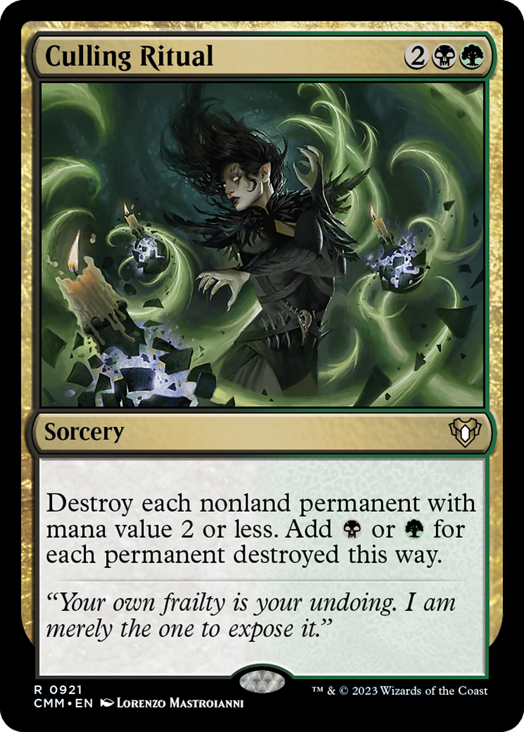 Culling Ritual [Commander Masters] | Good Games Cannington