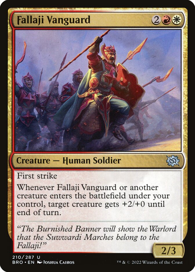 Fallaji Vanguard 210/287 (The Brothers' War)  | Good Games Cannington