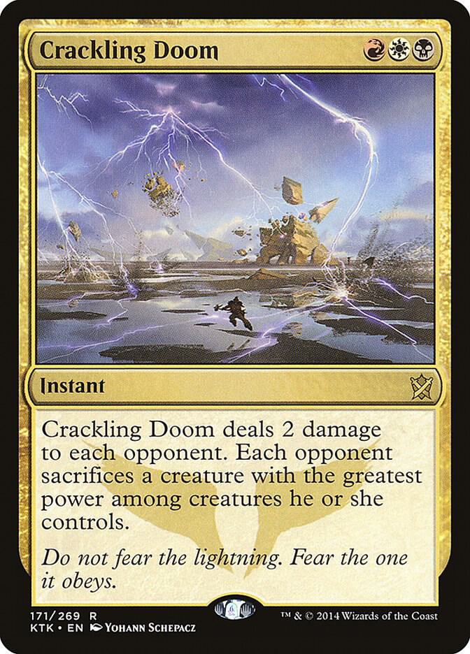 Crackling Doom 171 (Khans of Tarkir)  - Foil | Good Games Cannington