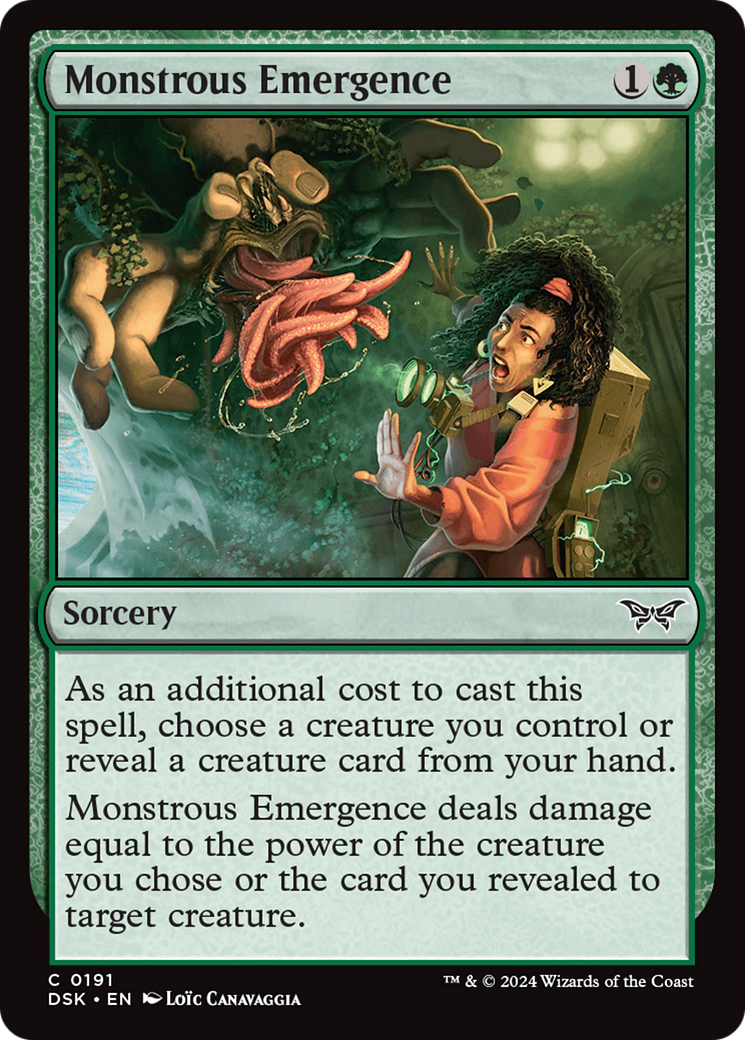 Monstrous Emergence [Duskmourn: House of Horror] | Good Games Cannington