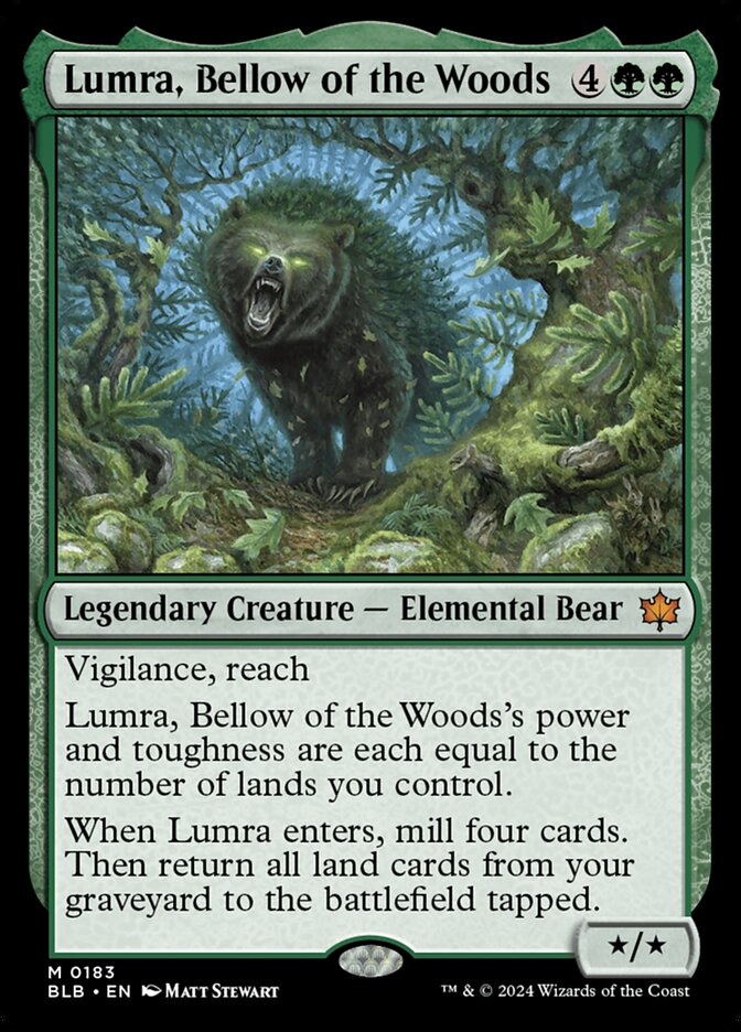 Lumra, Bellow of the Woods 183 (Bloomburrow)  | Good Games Cannington