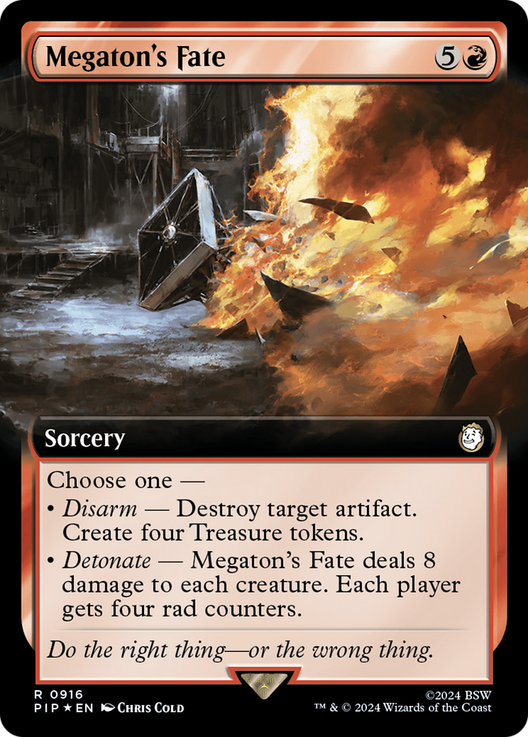 Megaton's Fate (Extended Art) (Surge Foil) [Fallout] | Good Games Cannington