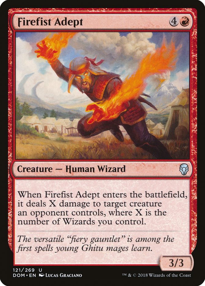Firefist Adept 121/269 (Dominaria)  | Good Games Cannington
