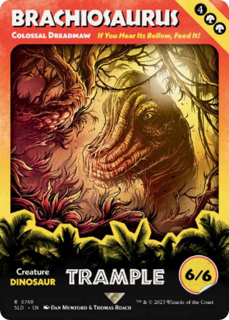Brachiosaurus - Colossal Dreadmaw [Secret Lair Drop Series] | Good Games Cannington