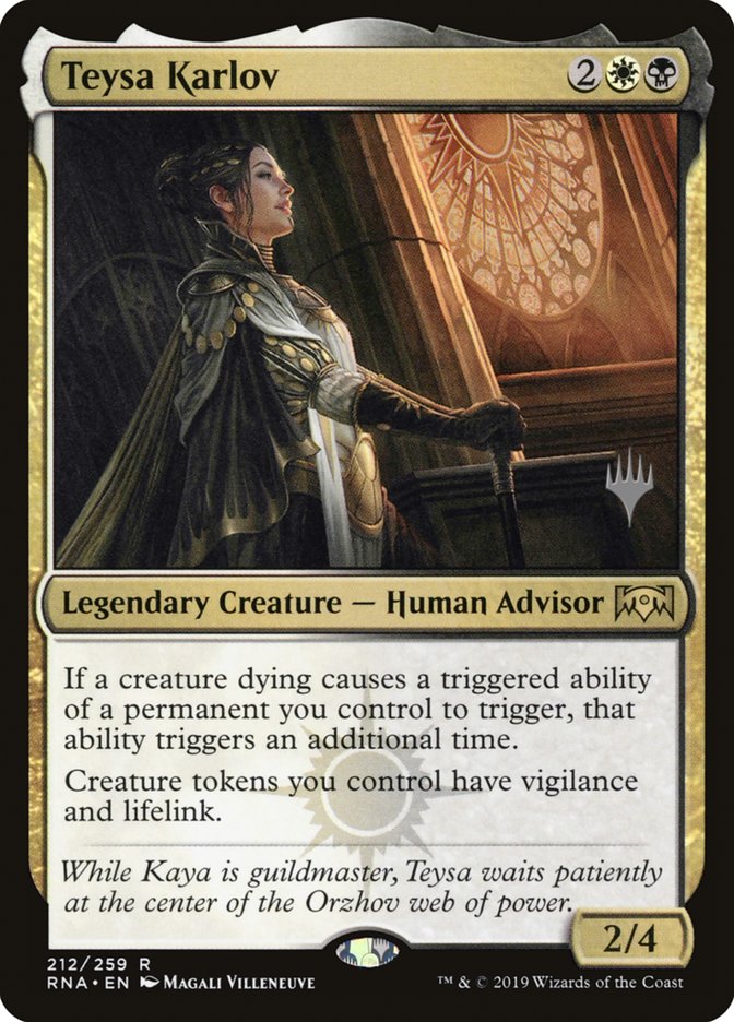 Teysa Karlov (Promo Pack) [Ravnica Allegiance Promos] | Good Games Cannington