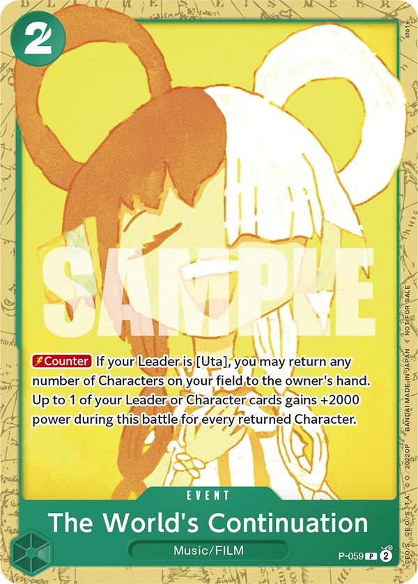 The World's Continuation (Starter Deck 11: Uta Deck Battle) [One Piece Promotion Cards] | Good Games Cannington