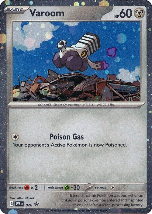 Varoom (026) (Cosmos Holo) [Scarlet & Violet: Black Star Promos] | Good Games Cannington