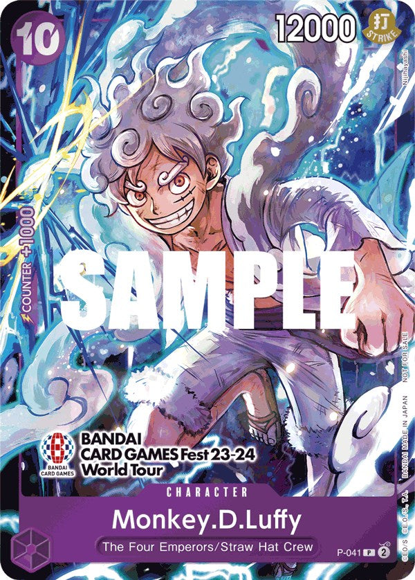 Monkey.D.Luffy (BANDAI CARD GAMES Fest 23-24 World Tour) [One Piece Promotion Cards] | Good Games Cannington
