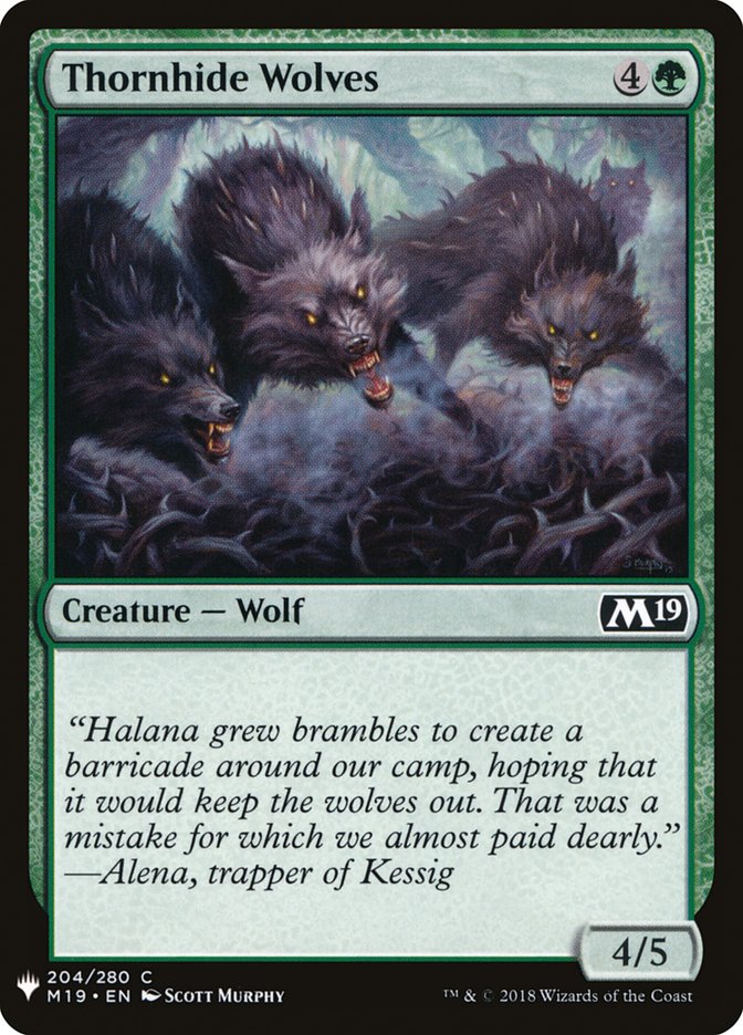 Thornhide Wolves [Mystery Booster] | Good Games Cannington