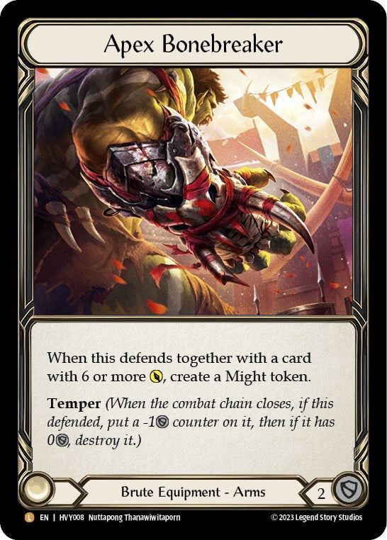Apex Bonebreaker [HVY008] (Heavy Hitters)  Cold Foil | Good Games Cannington