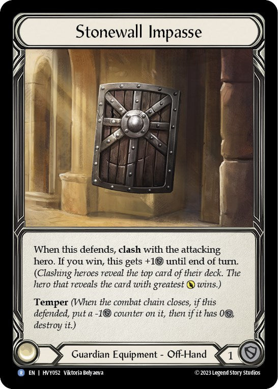 Stonewall Impasse [HVY052] (Heavy Hitters)  Cold Foil | Good Games Cannington