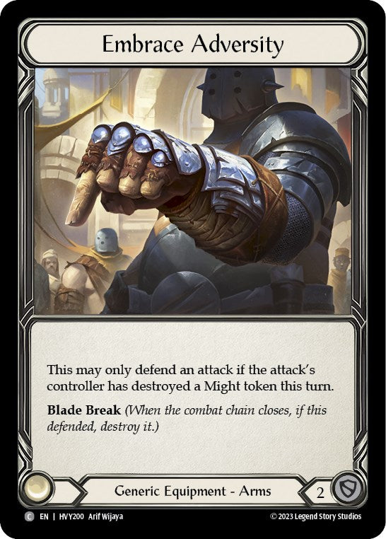 Embrace Adversity [HVY200] (Heavy Hitters)  Cold Foil | Good Games Cannington