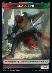 Bird (002) // Stangg Twin Double-Sided Token [Dominaria United Tokens] | Good Games Cannington