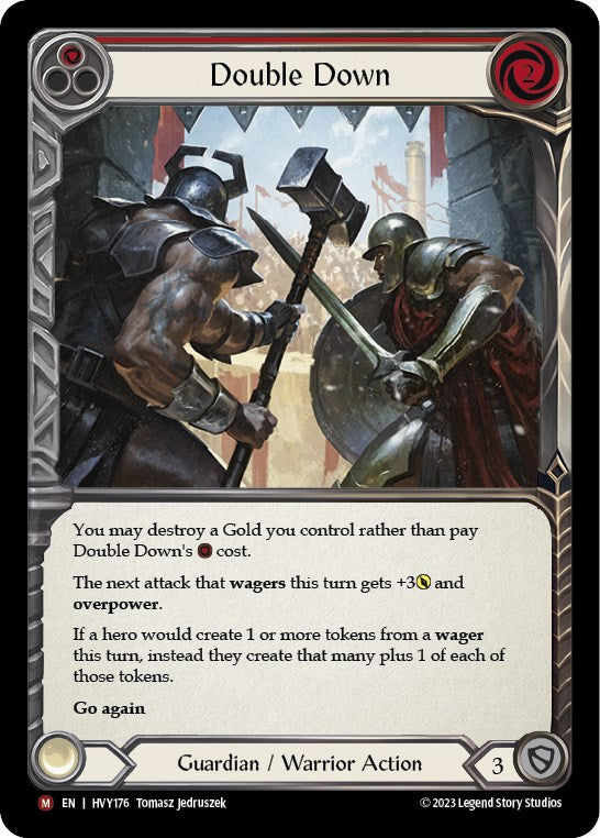 Double Down [HVY176] (Heavy Hitters)  Rainbow Foil | Good Games Cannington