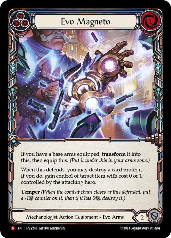 Evo Magneto (Cold Foil) [HVY248] (Heavy Hitters)  Cold Foil | Good Games Cannington