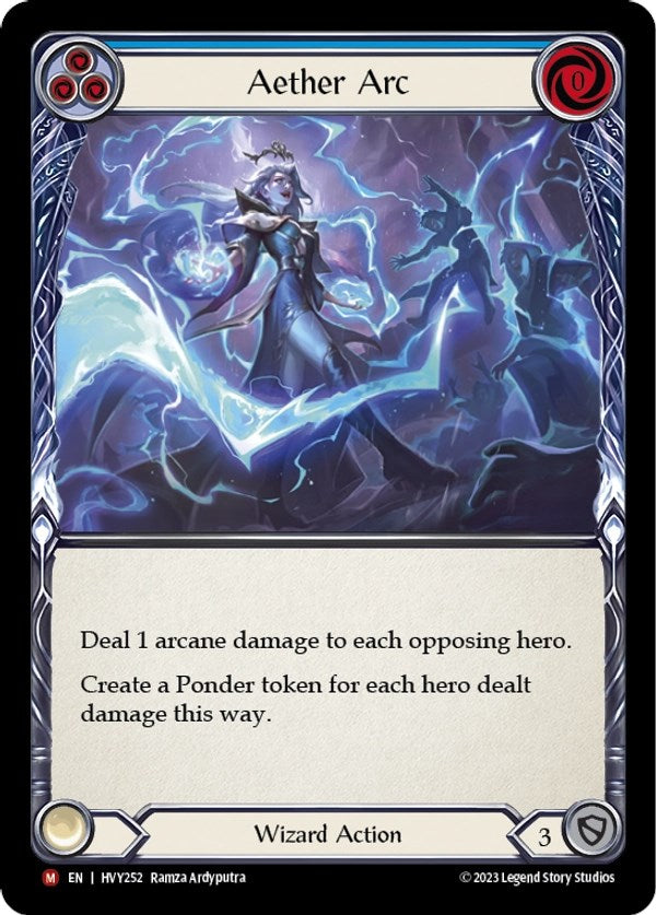 Aether Arc [HVY252] (Heavy Hitters)  Rainbow Foil | Good Games Cannington