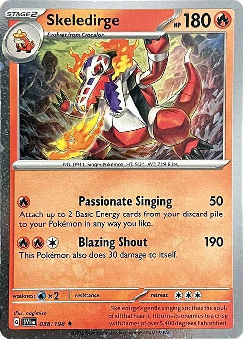 Skeledirge (038/198) (Cosmos Holo) [Miscellaneous Cards] | Good Games Cannington