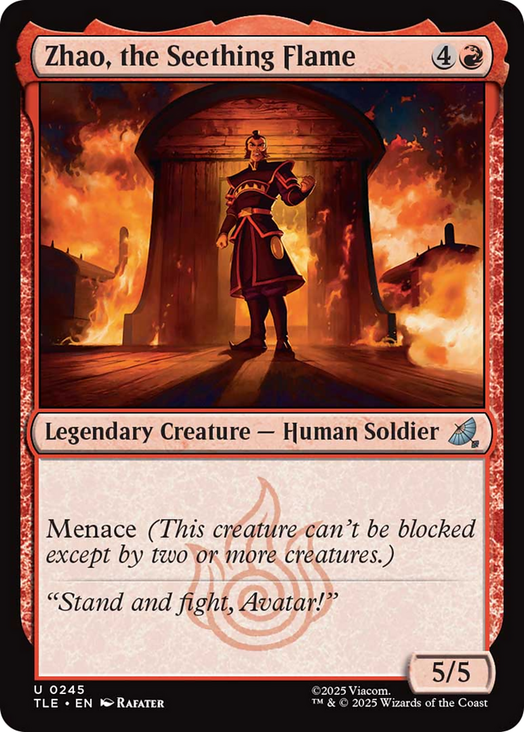 Zhao, the Seething Flame [Avatar: The Last Airbender: Eternal-Legal] | Good Games Cannington