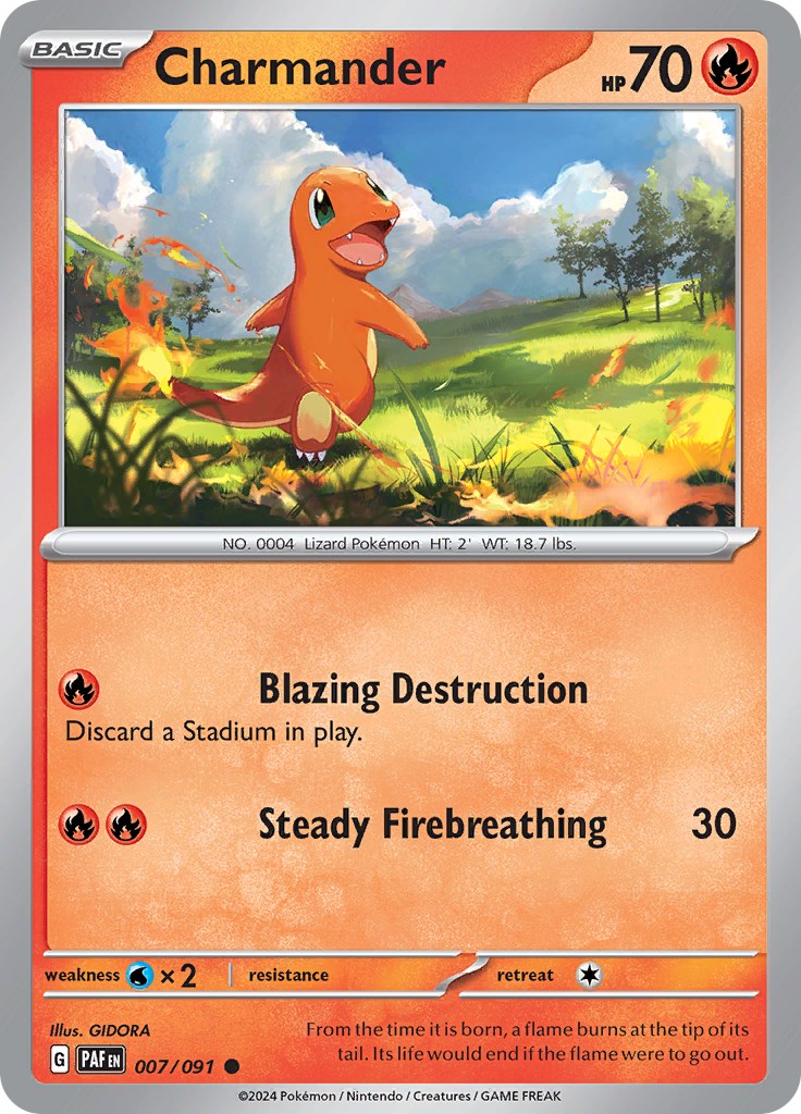 Charmander (007/091) [Scarlet & Violet: Paldean Fates] | Good Games Cannington