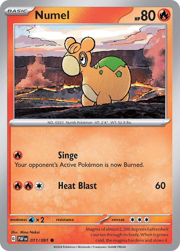 Numel (011/091) [Scarlet & Violet: Paldean Fates] | Good Games Cannington