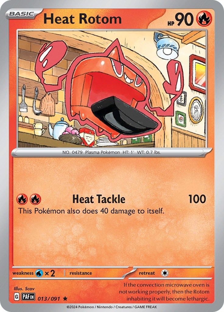 Heat Rotom (013/091) [Scarlet & Violet: Paldean Fates] | Good Games Cannington