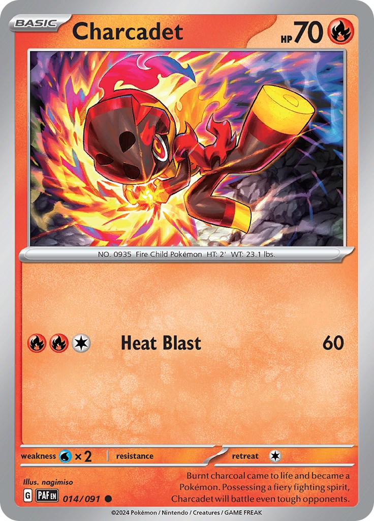 Charcadet (014/091) [Scarlet & Violet: Paldean Fates] | Good Games Cannington