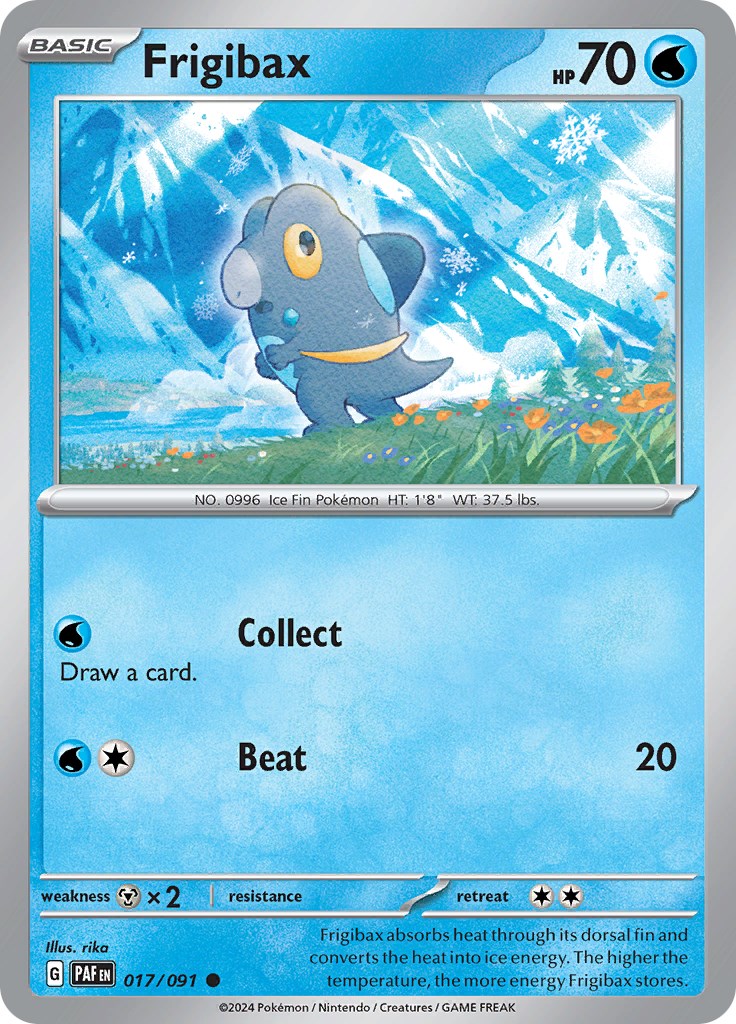 Frigibax (017/091) [Scarlet & Violet: Paldean Fates] | Good Games Cannington