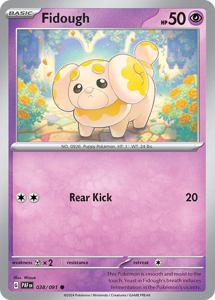 Fidough (038/091) [Scarlet & Violet: Paldean Fates] | Good Games Cannington
