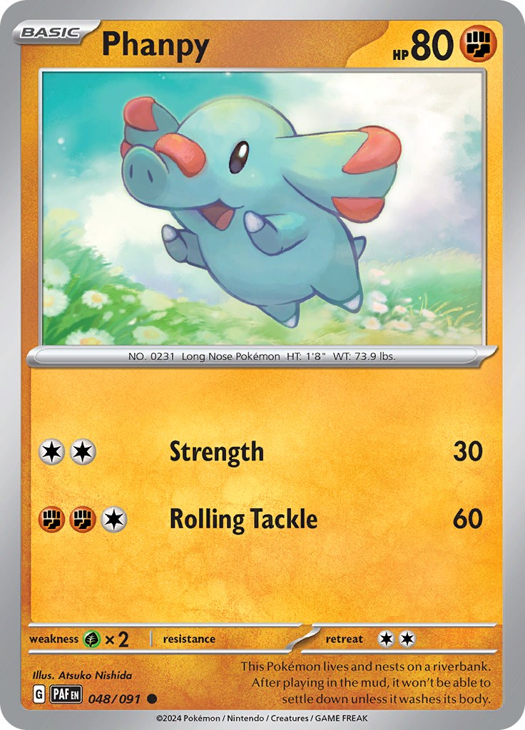 Phanpy (048/091) [Scarlet & Violet: Paldean Fates] | Good Games Cannington