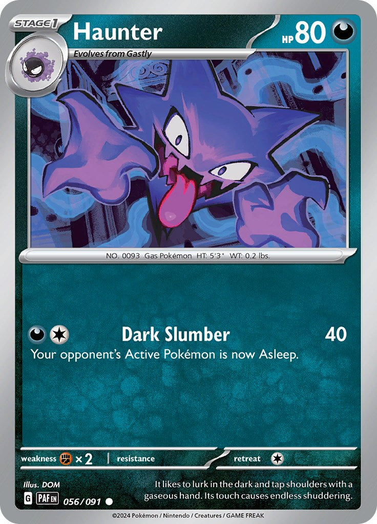Haunter (056/091) [Scarlet & Violet: Paldean Fates] | Good Games Cannington