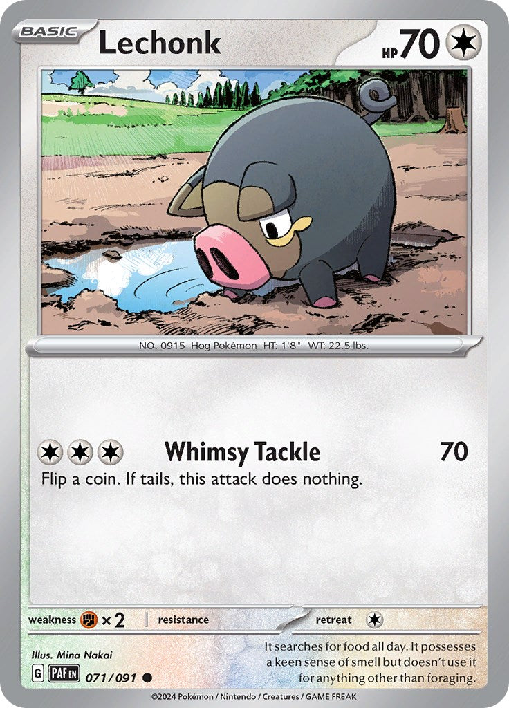 Lechonk (071/091) [Scarlet & Violet: Paldean Fates] | Good Games Cannington