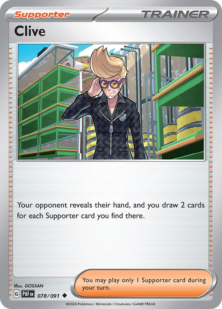 Clive (078/091) [Scarlet & Violet: Paldean Fates] | Good Games Cannington